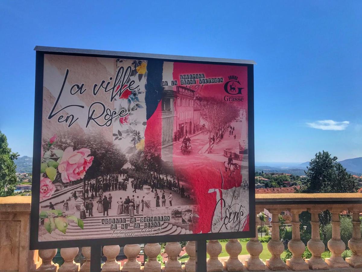 Parking Prive - Vue Mer - Wifi - Centre Historique Grasse Exterior photo