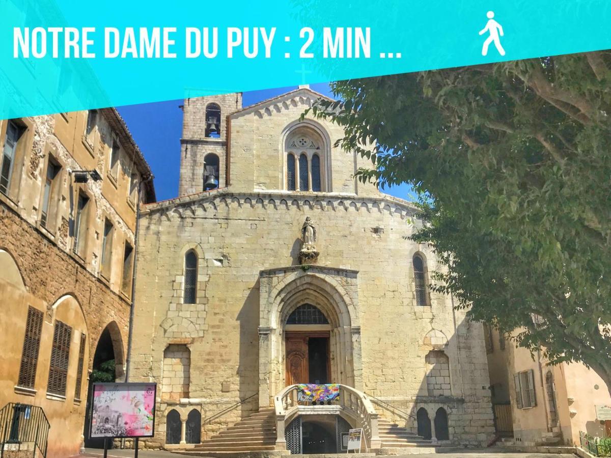 Parking Prive - Vue Mer - Wifi - Centre Historique Grasse Exterior photo